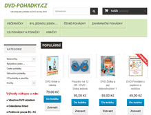 Tablet Screenshot of dvd-pohadky.cz